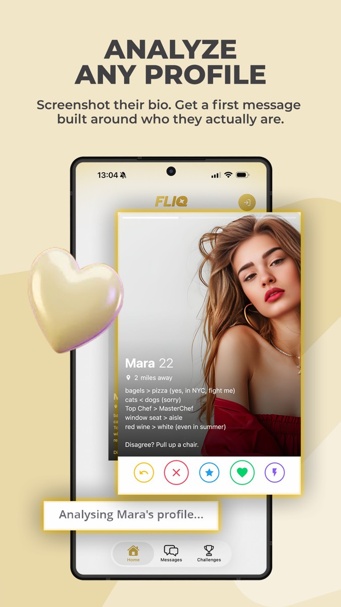 Fliq profile analysis